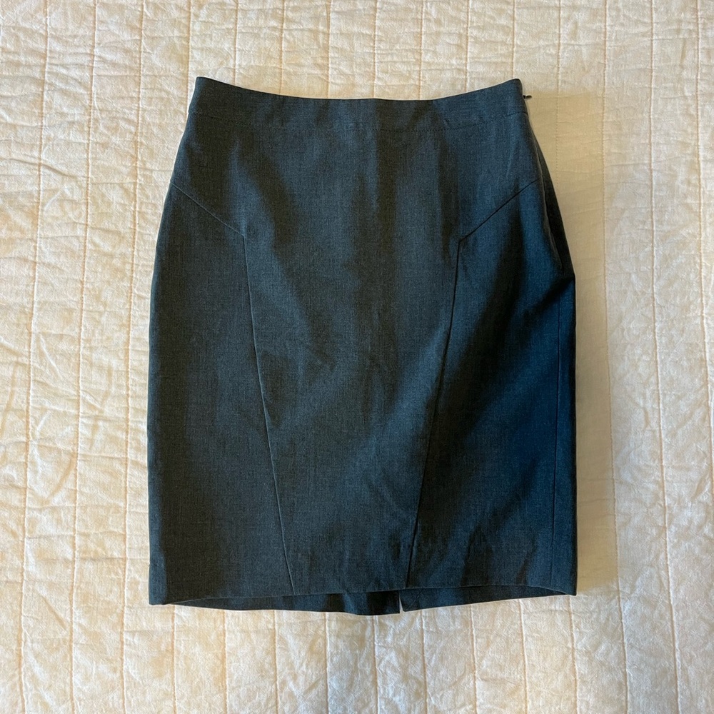 The Limited Gray Knee-length Pencil Skirt
